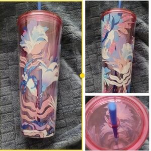 STARBUCKS SUMMER 2023 VIEW THRU THE GARDEN GRADIENT 24oz COLD CUP TUMBLER NEW